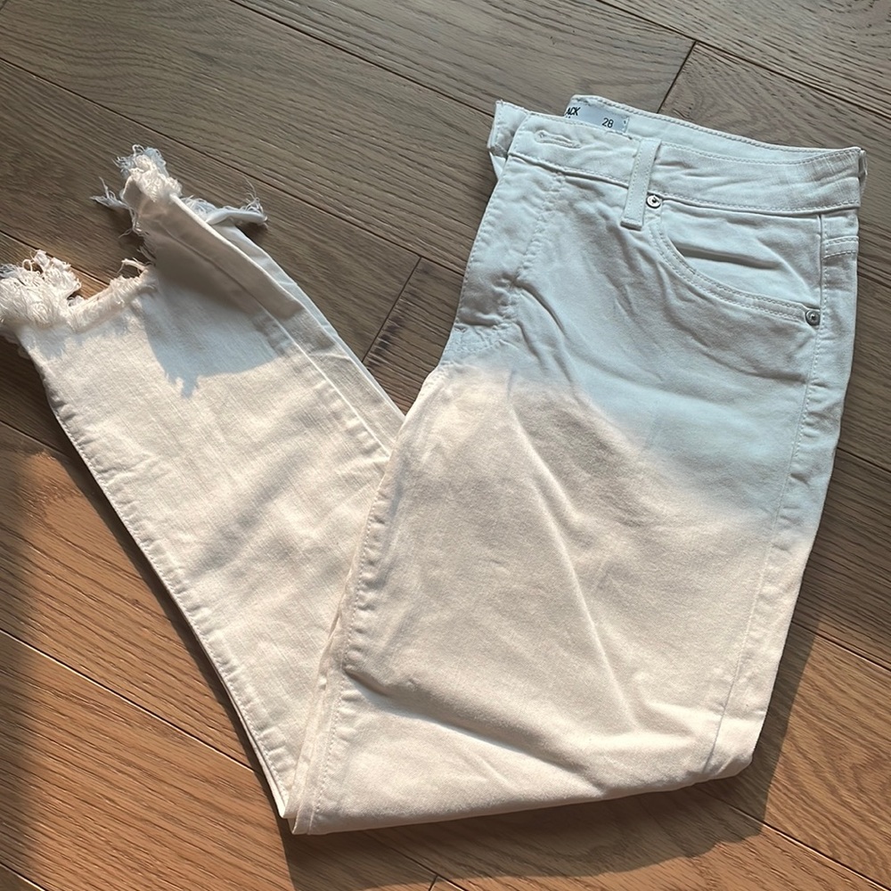 Just Black white jeans